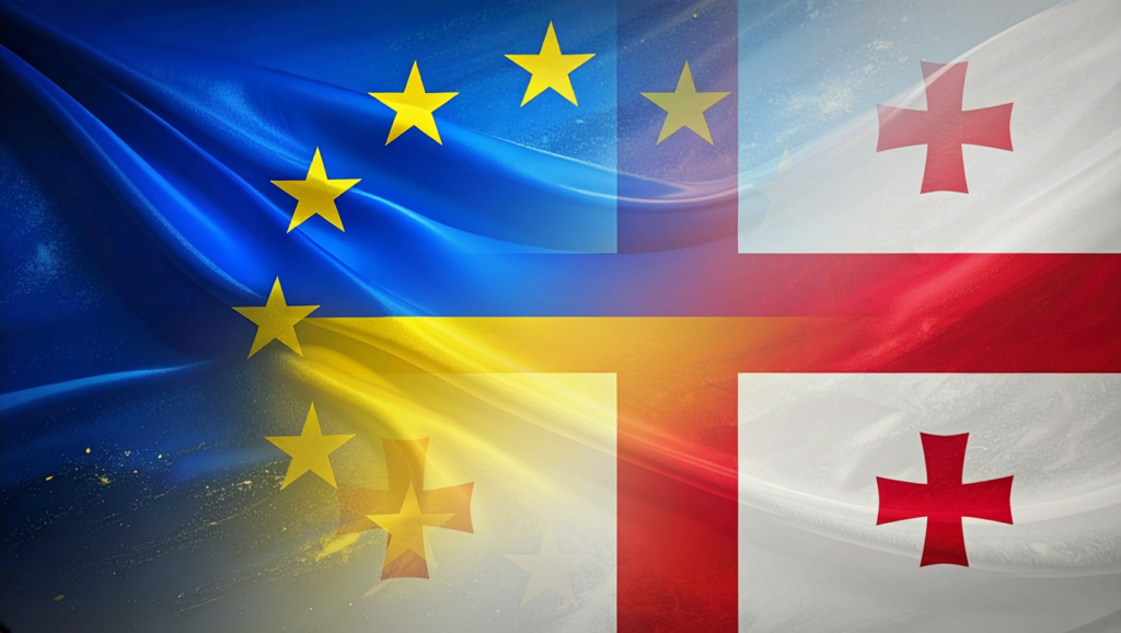 Europe and Ukraine and Georgia